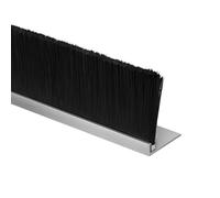 ByteRunning Protector Bajo Puerta Exterior,Tira De Cepillo De AleacióN De Aluminio,Cepillos para Puertas,Resistencia A La AbrasióN,Adecuado para Dormitorios,Cocinas,BañOs Y Salas De Estar