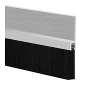 ByteRunning Tira De Cepillo De AleacióN De Aluminio,Cepillo De Burlete Puerta Exterior con Cepillo,Resistencia A La AbrasióN,Adecuado para Dormitorios,Cocinas,BañOs Y Salas De Estar