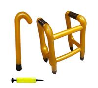 Byuexhp Andador Inflable | Bastón Andador | Falsa caña Relleno Soplable para Fiesta Halloween Mujeres Mayores Papa Carnaval Adulto