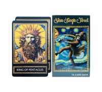 Byuexhp Baraja De Tarot | Exploración Espiritual Y Actividad Social,Juego De Mesa De Tarot para Grupos | para Mujeres Amigos Estudiantes Niños Niñas Adolescentes Noche De Cita Reunión Fiesta De