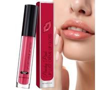 Byuexhp Brillo de labios rojos,Productos de Maquillaje Hidratante Permanente - Tinte de Aceite de Labios - Para Hogar Viaje Fiesta Boda Invierno Otoño Primavera Oficinas