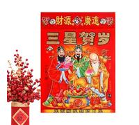 Byuexhp Calendario 2026 | Planificador diario chino de papel arrancable - Calendario de pared 2026 para el año del s | Para oficina en casa, apartamento y familia con agenda para organizar y