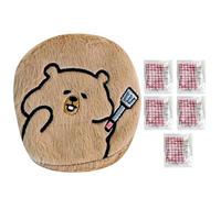 Byuexhp Calentador de manos - con 5 recambios intercambiables, diseño Capybara, calentador de manos - para calcetines de Navidad, camping, invierno, exterior, clima frío, hombres, mujeres, Navidad