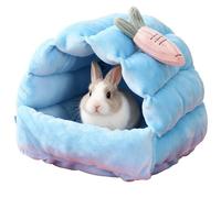 Byuexhp Cama para Hámster - Cueva Cálida De Enriquecimiento A Prueba De Mordiscos - Cama Transpirable para Hámster Y Conejito,para Conejos, Ardillas, Aves Pequeñas para Mascotas, Invierno, Hurones,