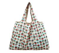Byuexhp Compras reutilizables, bolsas de compras reutilizables | 50 libras plegable bolsa de playa,bolsa de lavado, pesada para ropa, zapatos y picnic, Fresa, Siehe Beschreibung