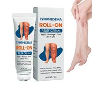 Byuexhp Crema Relajante para las Piernas,50g Aplicador De Bola Rodante Hidratante Intenso | Crema Natural y Calmante para las Piernas | Para Todos los Tipos de Piel, Viaje, Hogar, Familia, Mujeres y