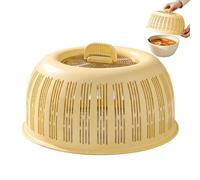 Byuexhp Cubierta Para Alimentos | Cubreplatos Y Cuencos 2 En 1 - Cesta Escurridora De Frutas,Para Mesa Comedor, Encimera Cocina, Sobras, Frutas, Preparación Comidas Y Cenas Familiares