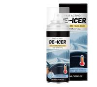 Byuexhp Descongelante en espray para parabrisas, 100 ml, anticongelante de larga duración, para parabrisas delantero de coche, contra heladas, frigoríficos, congeladores, ventanas en exteriores