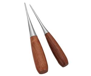 Byuexhp Herramienta de punzón de coser,clavija perforable con mango de madera | Herramienta de perforación de cuero - Para bolsos, monederos, vaqueros, telas, zapatos, botas, cinturones
