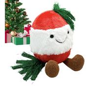 Byuexhp Muñeca de Navidad de felpa suave | Juguete suave y lindo para niños, campana acogedora de peluche, para sofá, escritorio, hogar, cumpleaños, para niñas, niños, aficionados