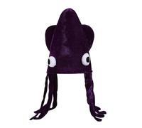 Byuexhp Sombreros locos | sombrero de calamar transpirable de peluche - Tocado de animales marinos | para fotografía escenario Halloween Navidad cumpleaños niños adultos