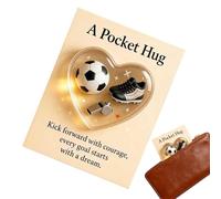 Byuexhp Sports Hug,Recuerdo Motivacional De Bolsillo | Tarjeta para Fans del Deporte | Para Jugadores Aficionados Coleccionistas En Entrenamientos Dias De Partido Torneos Viajes