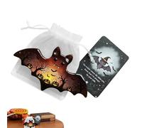 Byuexhp Tarjetas de bolsillo de Halloween, tarjetas de motivación mágicas con mensajes de apoyo, compañeros de viaje motivadores para adultos y niños como Hajooween