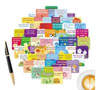 Byuexhp Tarjetas de conversación familiares para niños, juego interactivo de 60 piezas, tarjeta de conversación divertida, para crecimiento, aula, estilo de vida, rutina, educación, hogar diario