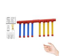 Byuexhp Varillas de reacción - coordinación mano-ojo juguetes interactivos - palillos velocidad de mano juego de desafío - para adultos, familia, niños, escuela, ejercicio en interiores, educación de