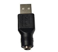 BYUTFA-Adaptador USB A USB 2,0 A Macho A 5,5x2,1mm, Conector Hembra Conector de Carga, Adaptador de Corriente para SM