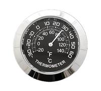 BYUTFA Auto Car Vehicle Termómetro/Higrómetro Reloj Mini Pequeño Termómetro Clásico para Tablero Coche Decoración Fresca Aleación de Metal