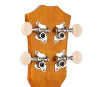BYUTFA Clavija de afinación de Ukelele de Estilo clásico, sintonizadores 2L + 2R, perillas de Cabezales de máquina Abiertos para Ukelele, Piezas de Guitarra de 4 Cuerdas
