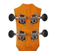 BYUTFA Clavija de afinación de Ukelele de Estilo clásico, sintonizadores 2L + 2R, perillas de Cabezales de máquina Abiertos para Ukelele, Piezas de Guitarra de 4 Cuerdas