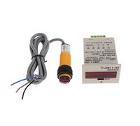 BYUTFA Contador Digital con Pantalla automática LED de 220 V 0-999999 6 dígitos y nsor fotoeléctrico Adecuado para Uso Industrial Duradero