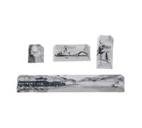 BYUTFA Reemplaza la tecla de barra espaciadora PBT de cinco lados con tinte subido por tinte 6.25U Cherry Profile Spacebar Keycap para teclado mecánico