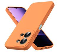 Byvuwiay Funda para Xiaomi Redmi 15C 5G / Xiaomi Poco C85 4G, Carcasa de Silicona Líquida, Ultra Protectora Antichoque Case para Xiaomi Redmi 15C - Naranja