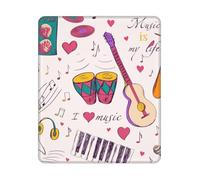 BYwenhopnbs Alfombrilla de ratón Cuadrada con Borde Cosido, diseño de 10 y 12 Pulgadas, con Tema Música, Blues, es mi Vida