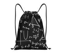 BYwenhopnbs Álgebra Geometría Matemáticas Abstractas Bolsa con cordón Mochila ligera para gimnasio para hombres y mujeres
