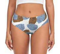 BYwenhopnbs Best And Modern Leopard Skin Summary, calzoncillos de apoyo para mujer, ropa interior cómoda y suave para mujer, multicolor, L