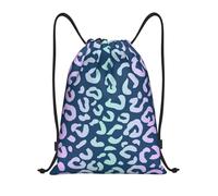 BYwenhopnbs Bolsa con cordón con estampado de leopardo, guepardo o jaguar, mochila ligera para gimnasio para hombres y mujeres.