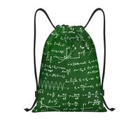 BYwenhopnbs Bolsa con cordón para fórmulas y ecuaciones matemáticas, mochila ligera para gimnasio para hombres y mujeres.