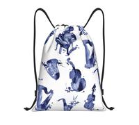 BYwenhopnbs Bolsa con cordón para saxofón blues, piano, violonchelo y bajo. Mochila ligera para gimnasio para hombres y mujeres.