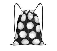 BYwenhopnbs Bolsa de deporte con cordón para voleibol, mochila ligera para gimnasio para hombres y mujeres.