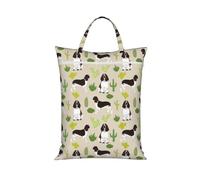 BYwenhopnbs Bolsa de lavandería con cremallera para perros English Springer Spaniel y Cactus Dog.