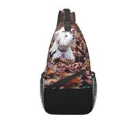 BYwenhopnbs Bolso bandolera pequeño para hombre con estampado de Westie Bokeh y West Highland White Terrier. Mochila de viaje.