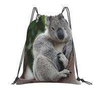 BYwenhopnbs Bonita mochila con cordón de koala para gimnasio, deportiva, resistente al agua, para mujeres y hombres.