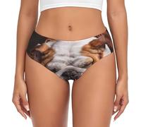 BYwenhopnbs Bozal de bulldogs ingleses para mascotas, ropa interior suave y cómoda para mujer, multicolor, XXL