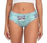 BYwenhopnbs Braguitas de Soporte para Mujer con diseño de Mapache y Koala, cómodas y Suaves.
