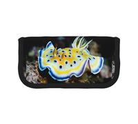 BYwenhopnbs Estuche de Lona de Gran Capacidad con diseño de Nudibranquio del Mar Rojo, Organizador para lápices y lápices para niñas.