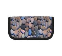 BYwenhopnbs Estuche de Lona de Gran Capacidad con diseño de Piedra Suave de Ganso en el Agua, Organizador para lápices y lápices para niñas.