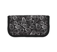 BYwenhopnbs Estuche Grande de Lona con diseño de Perla ostra Dibujada a Mano, de Gran Capacidad, Ideal para niñas.