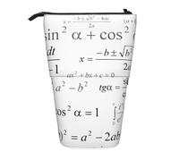 BYwenhopnbs Estuche para lápices de pie con Pizarra de fórmulas científicas, Estuche telescópico para lápices, para Escuela de matemáticas y geometría.