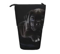 BYwenhopnbs Estuche para lápices de pie, Estuche telescópico para lápices Cane Corso Puppy Black Cane Corso