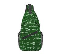 BYwenhopnbs Fórmulas de ecuaciones matemáticas. Bolso bandolera pequeño para hombre, ideal para viajes.