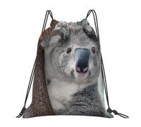 BYwenhopnbs Mochila con cordón Laid-Back Koala, deportiva, para gimnasio, resistente al agua, para mujeres y hombres