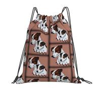 BYwenhopnbs Mochila con cordón para gimnasio, deportiva, resistente al agua, con diseño de Jack Russell Terrier, para mujeres y hombres