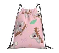 BYwenhopnbs Mochila con cordón para gimnasio, deportiva, resistente al agua, con diseño de koala australiano, para mujeres y hombres.