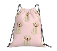 BYwenhopnbs Mochila con cordón para perro Labrador Golden Retriever, deportiva, para gimnasio, resistente al agua, para mujeres y hombres