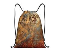 BYwenhopnbs Mochila de gimnasio ligera con cordón, diseño moderno abstracto de tinta salpicada y lámina dorada, ideal para hombres y mujeres.