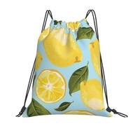 BYwenhopnbs Mochila deportiva con cordón The Arts de Yellow Lemon, resistente al agua, para gimnasio, para mujer y hombre.